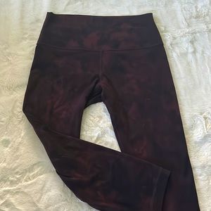 LULULEMON ALIGN DIAMOND DYE HIGH RISE CROPPED LEGGING , size 8